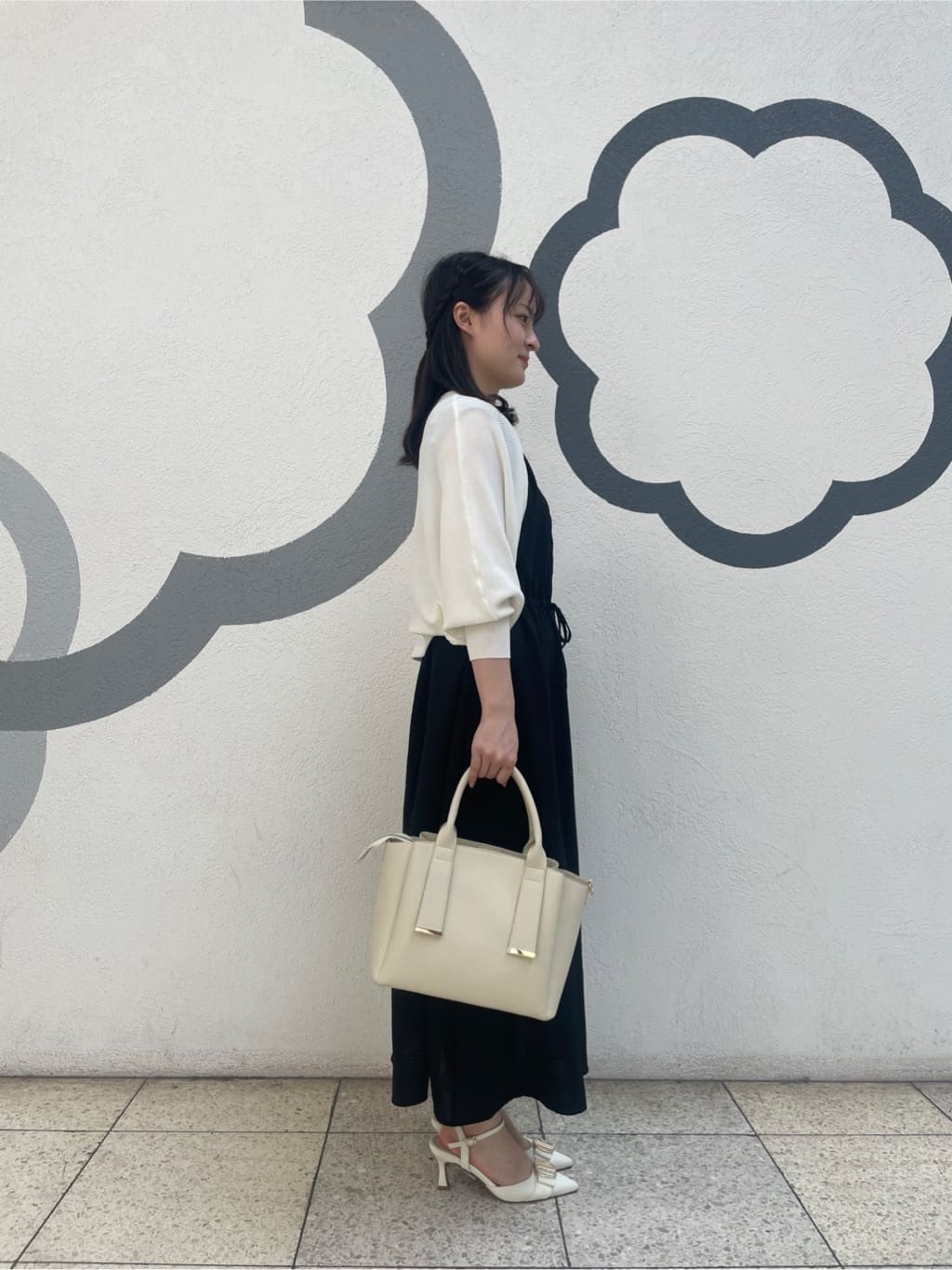 𝒜さんの「◆【接触冷感／吸水速乾／洗濯機OK】イージーケアドロストワンピース＜ラク服シリーズ＞」を使ったコーディネート
