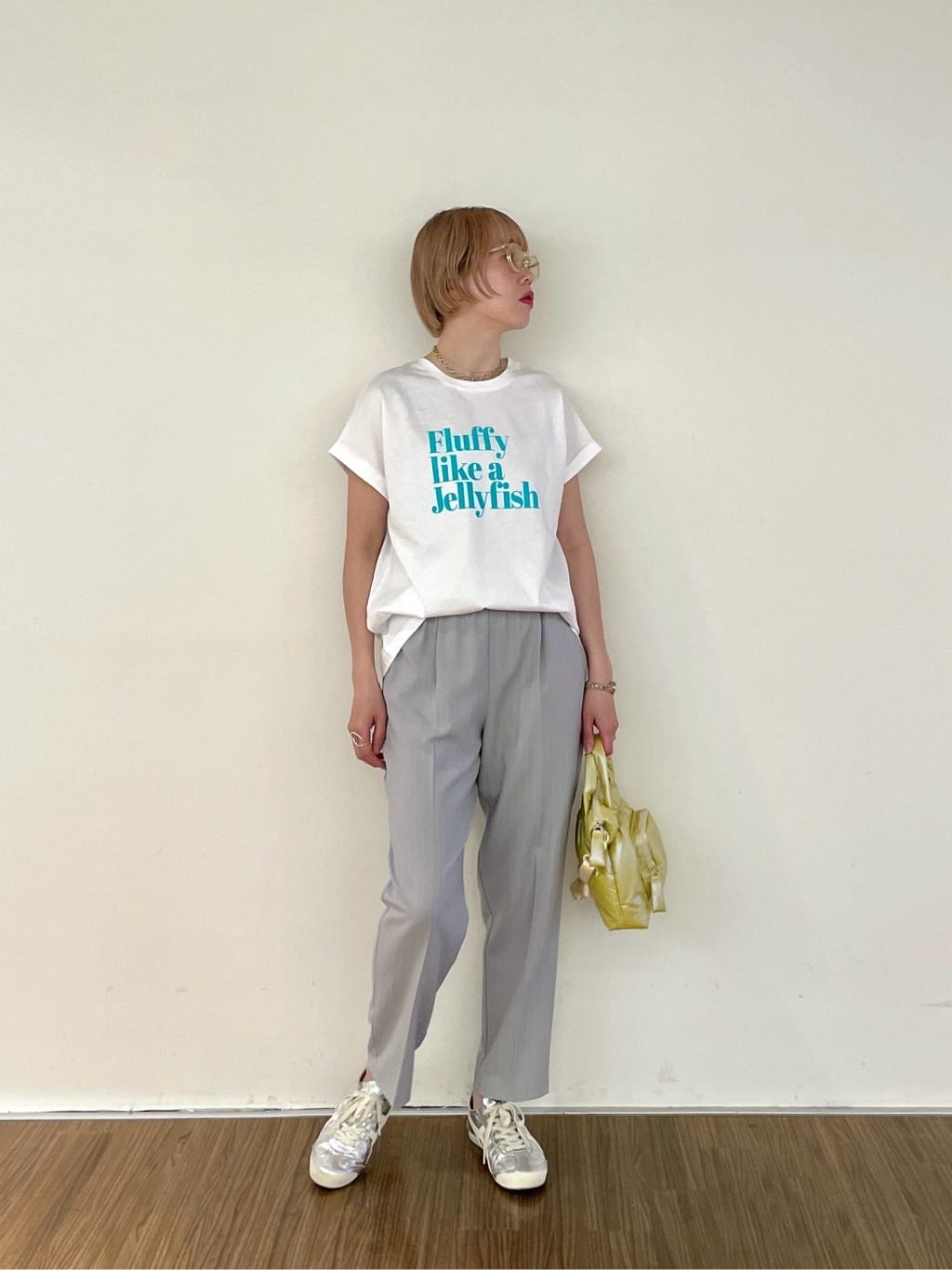 mikuさんの「INDIVI｜【接触冷感／セットアップ対応】イージーテーパードパンツ【通勤・セレモニー】」を使ったコーディネート