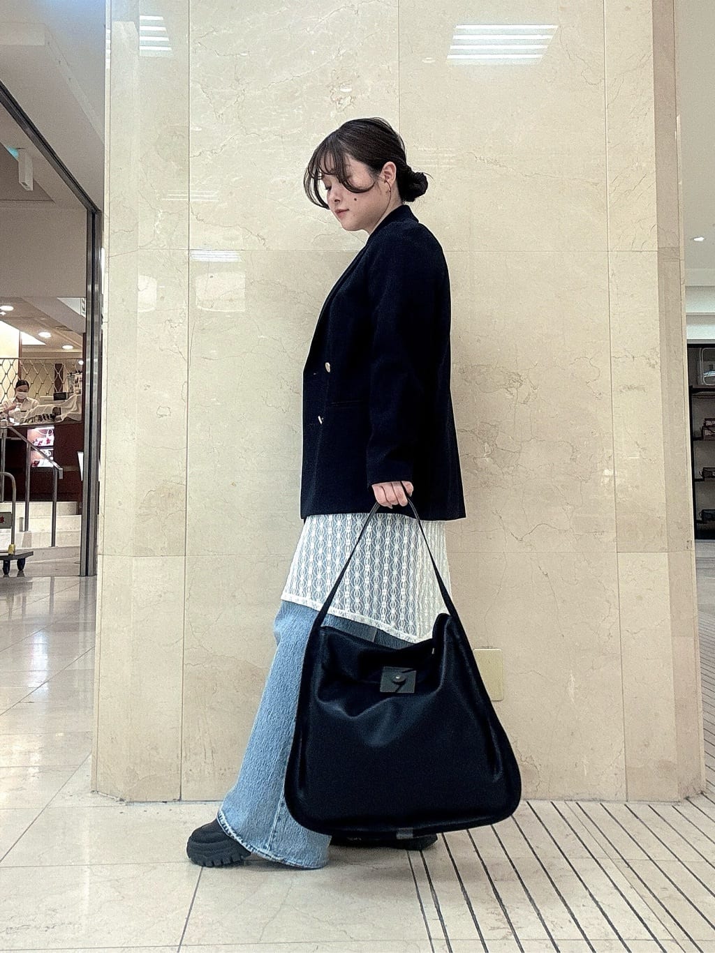mさんの「HIROKO HAYASHI｜MAMELI（マメリ）2wayトートバッグ」を使ったコーディネート