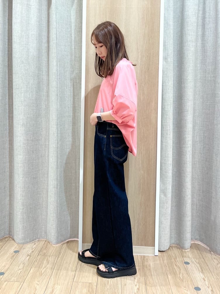 みーちゃんさんの「grove｜【Lee&times;grove別注】WIDE DENIM PANTS」を使ったコーディネート