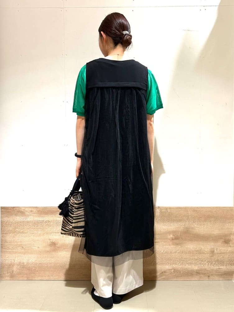 花さんの「SHOO･LA･RUE｜◆【洗える】透かし編みニットパンプス」を使ったコーディネート