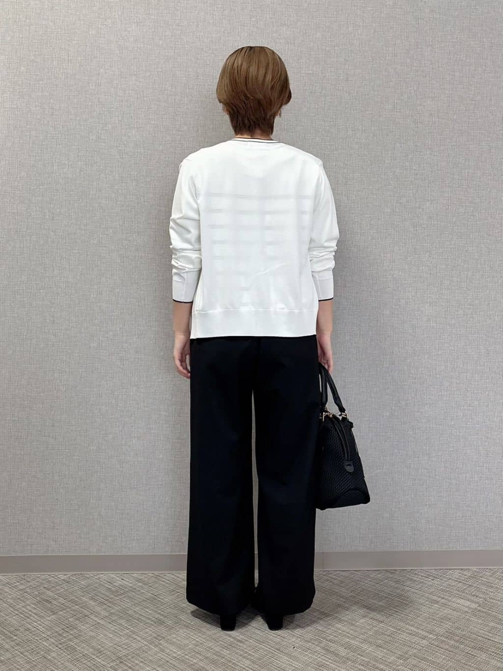 MATSUさんの「Reflect｜◆【手洗い可／アンサンブル可】バイカラーカーディガン」を使ったコーディネート