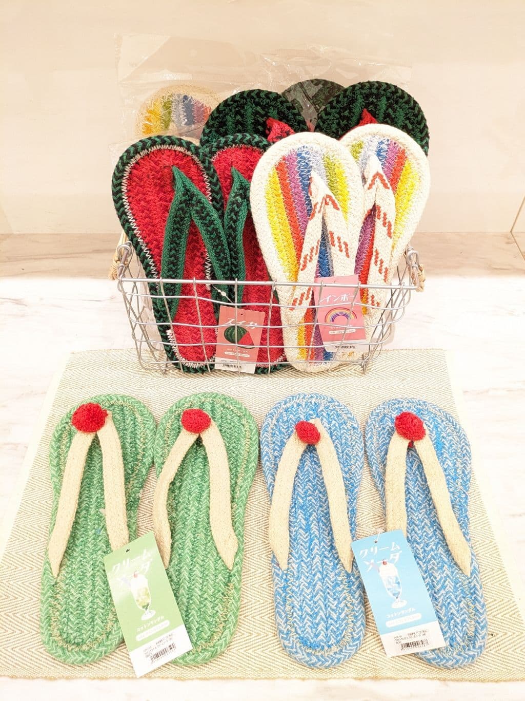 minoriさんの「212 KITCHEN STORE｜コットンサンダル スイカ L GR」を使ったコーディネート