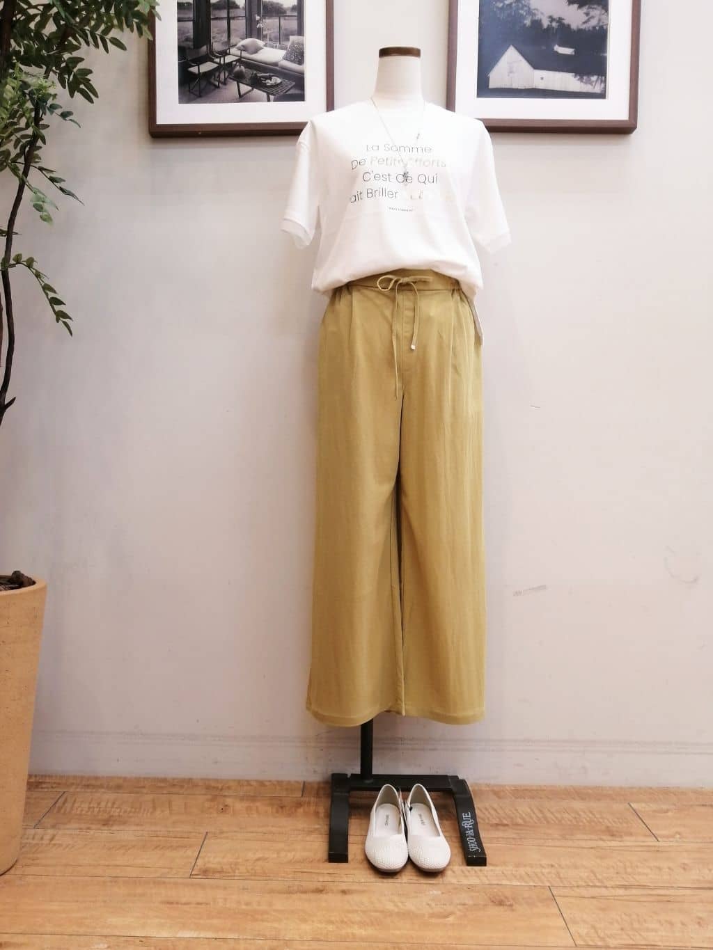 maiさんの「SHOO･LA･RUE｜◆【洗える】透かし編みニットパンプス」を使ったコーディネート
