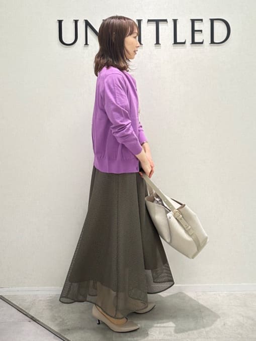 Miwaさんの「UNTITLED｜ライトダブルリングネックレス」を使ったコーディネート