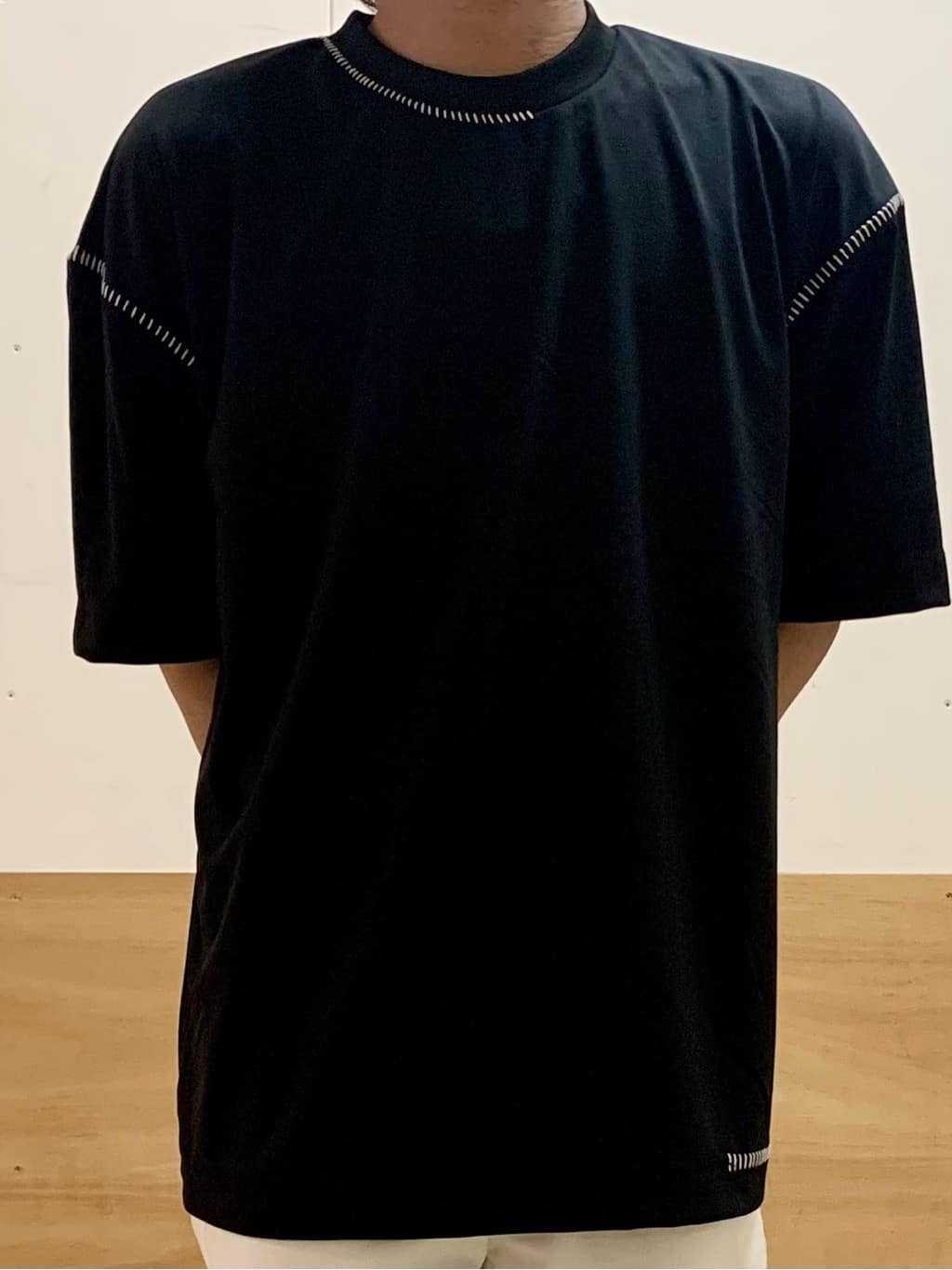 MATUさんの「THE SHOP TK｜◆ブランケットステッチ半袖Tシャツ」を使ったコーディネート