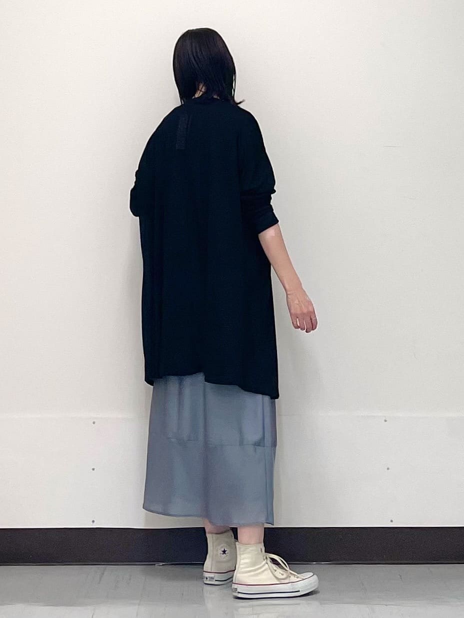 ikueさんの「INDIVI｜◆【洗える／メッシュ素材】リネンライク半袖ダブルジャケット」を使ったコーディネート