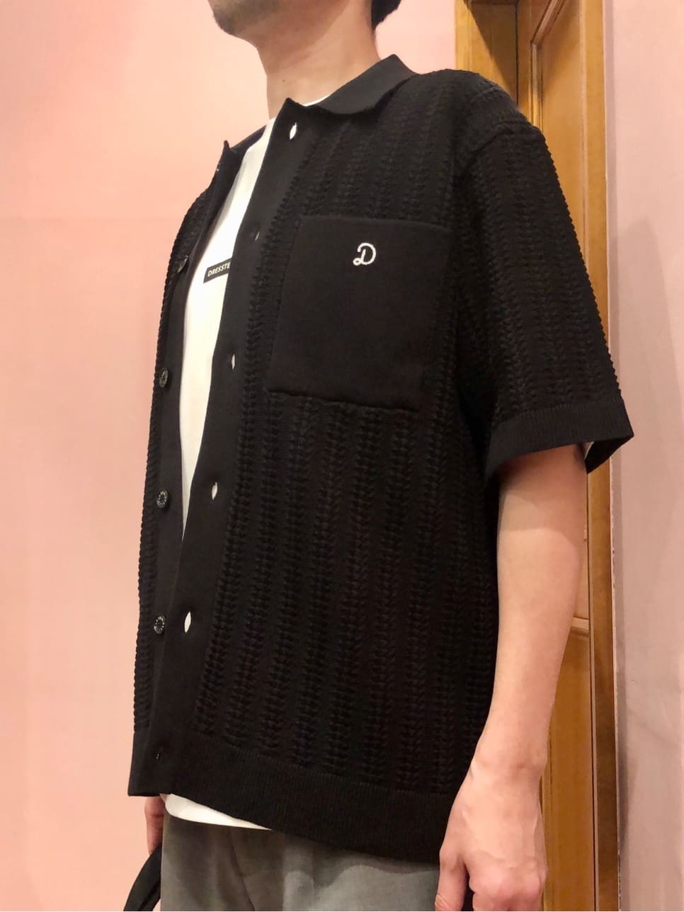 OKJさんの「DRESSTERIOR｜オーガニックコットン キューバニットシャツ」を使ったコーディネート