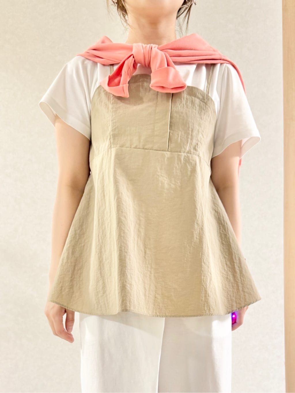 sayuさんの「UNTITLED｜◆【11色展開/コットン100/アンサンブル可能】クルーカーディガン」を使ったコーディネート