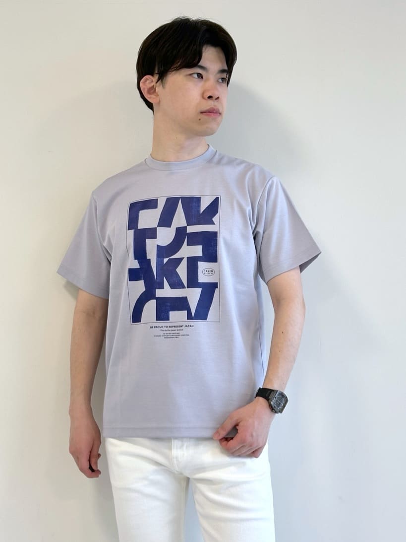 イッシーさんの「TAKEO KIKUCHI｜【Sサイズ～】ストレッチ デニム パンツ」を使ったコーディネート