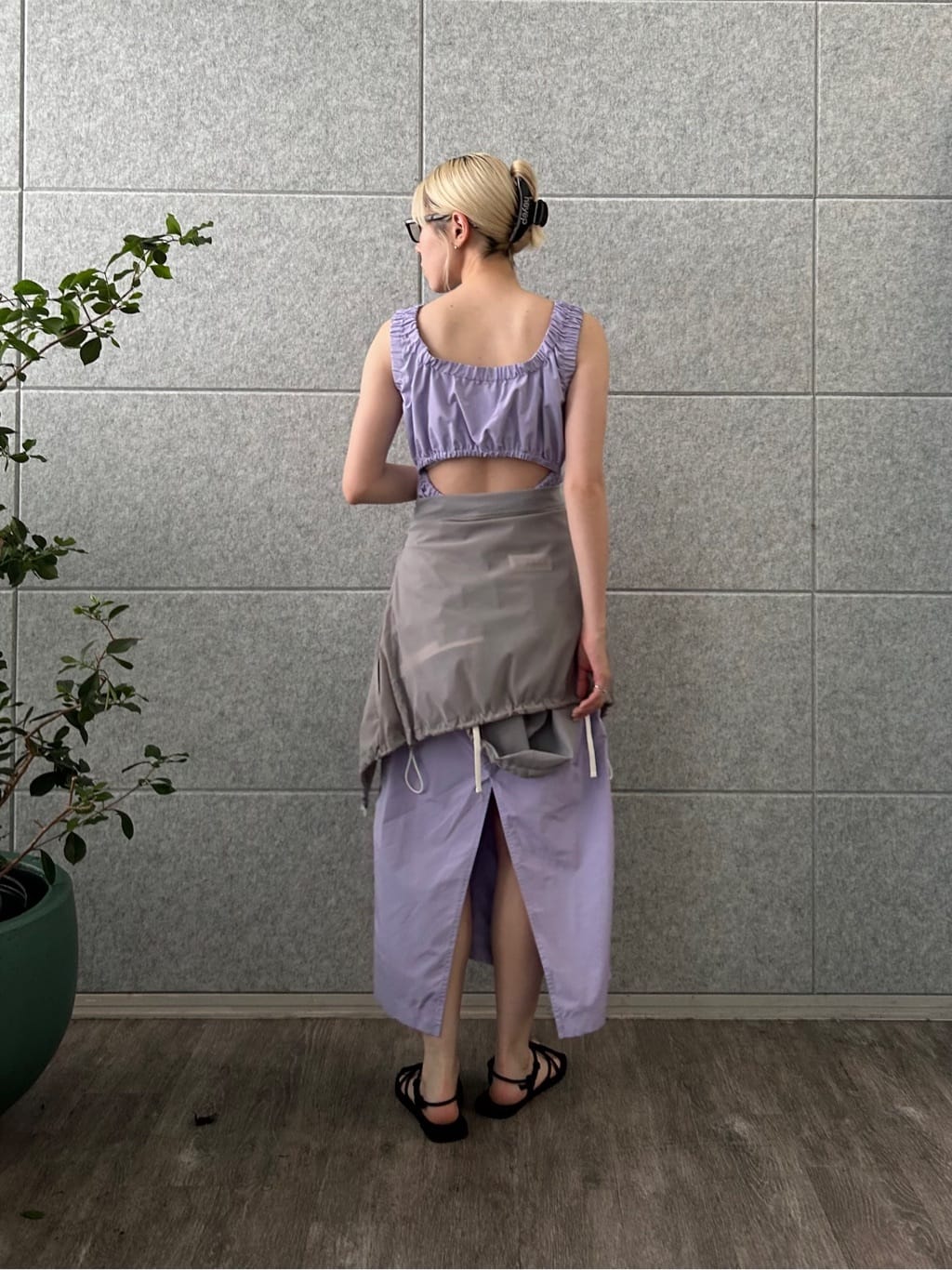 honoka Aさんの「CODE A｜sporty gathered dress」を使ったコーディネート
