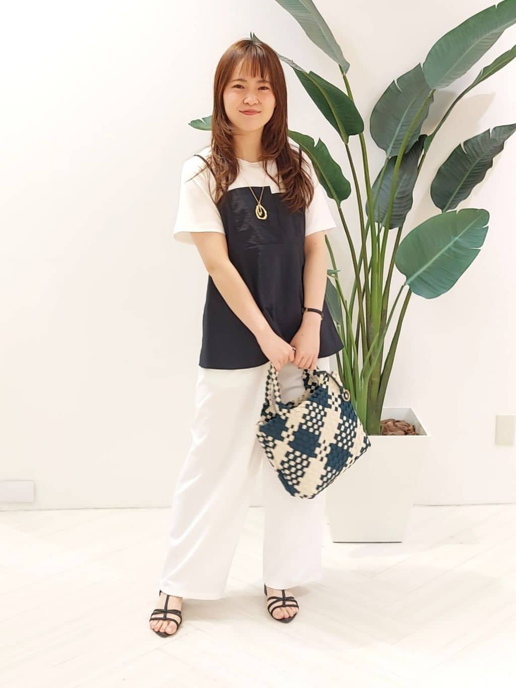 YuKaRiさんの「UNTITLED｜◆ビッグトップネックレス」を使ったコーディネート