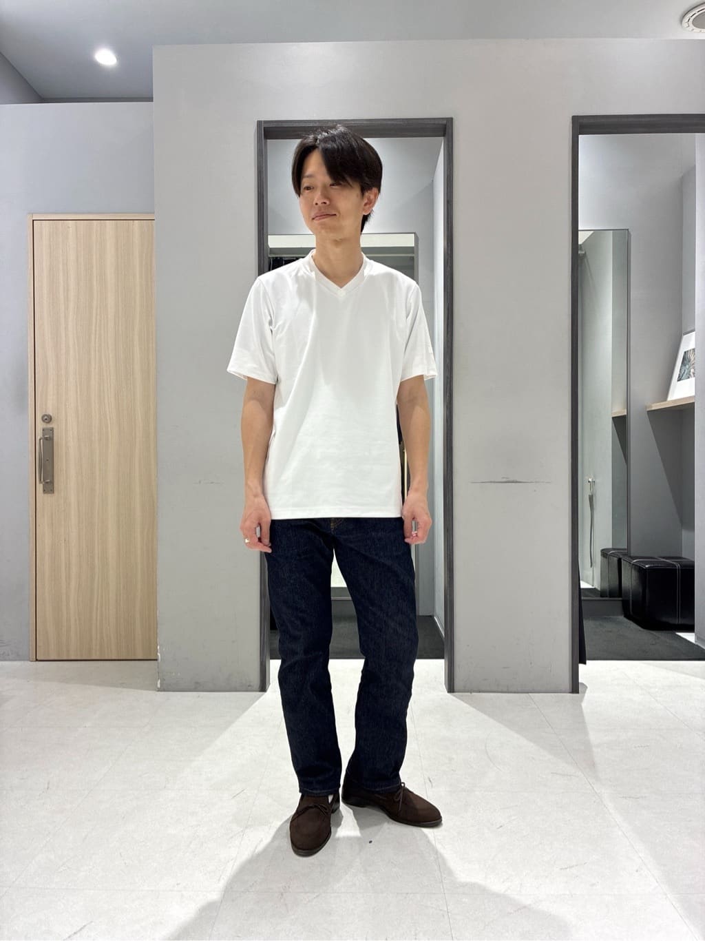 わいずみさんの「TAKEO KIKUCHI｜【360&deg;ストレッチ／セットアップ対応】None Of Stress ジャケット」を使ったコーディネート