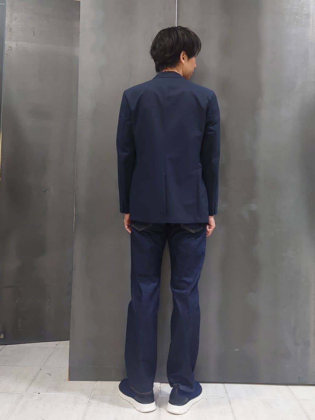 kawamuさんの「TAKEO KIKUCHI｜【抗菌防臭】COOL DOTS（R）ドビープリント ジャケット」を使ったコーディネート