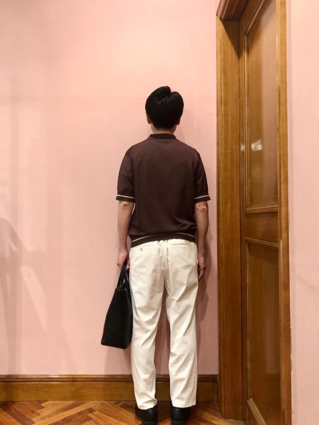 OKJさんの「DRESSTERIOR｜レースジャカード ニットポロ」を使ったコーディネート