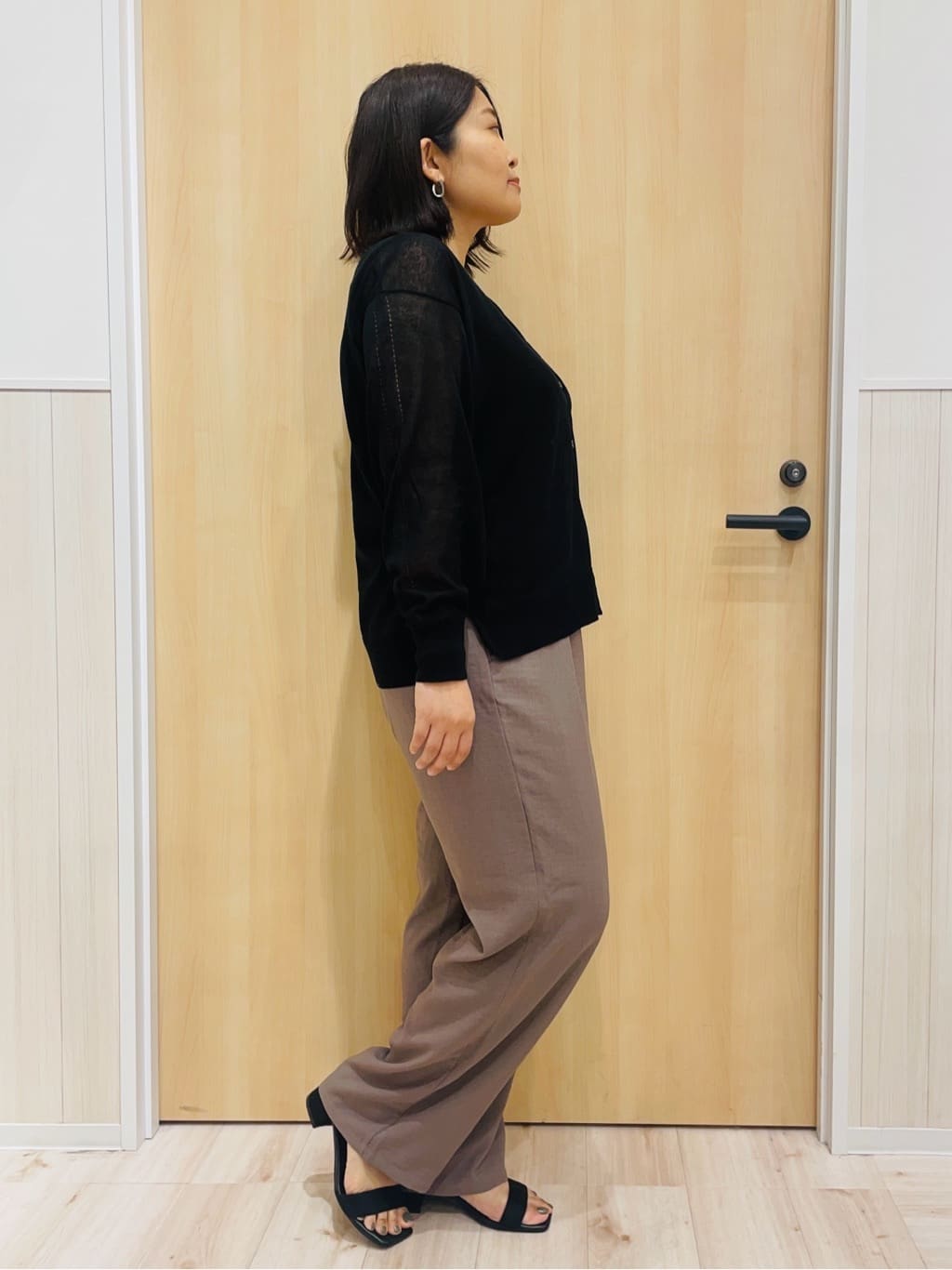 すーさんの「SHOO･LA･RUE｜◆【洗える/S-LL】麻調ビンテージストレート」を使ったコーディネート