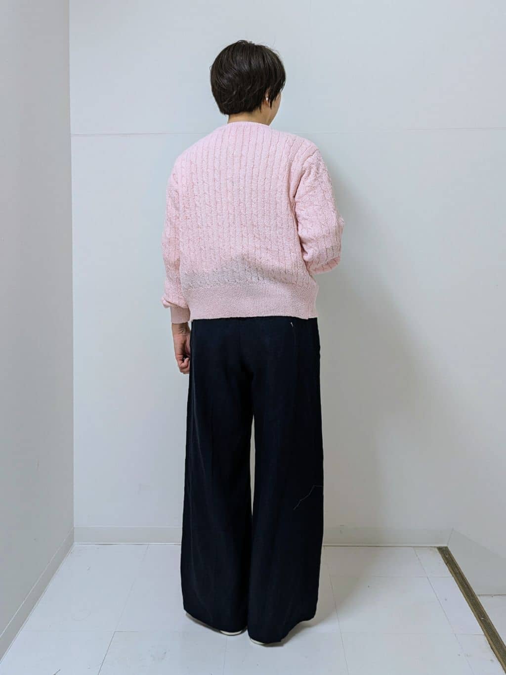 Asaさんの「Dessin｜◆【360度可愛い・洗える】バックヘンリーカットソー（5分袖/XS～L）」を使ったコーディネート