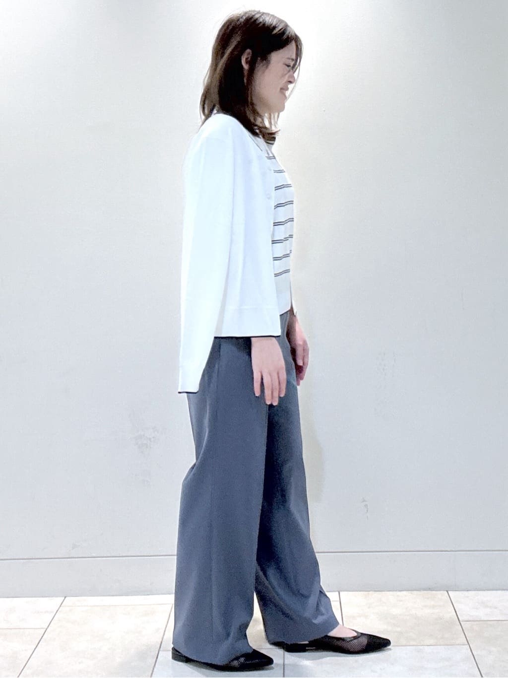 S&auml;K&iuml;さんの「Reflect｜◆【手洗い可／アンサンブル可】バイカラーカーディガン」を使ったコーディネート