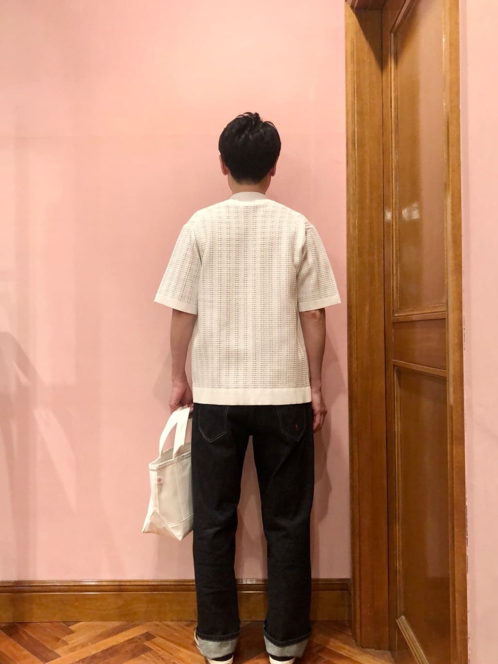 OKJさんの「DRESSTERIOR｜オーガニックコットン キューバニットシャツ」を使ったコーディネート