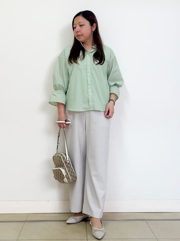 chisaさんの「Reflect｜◆【マシンウォッシュ可／すっきりシルエット】ワイドシルエットパンツ」を使ったコーディネート