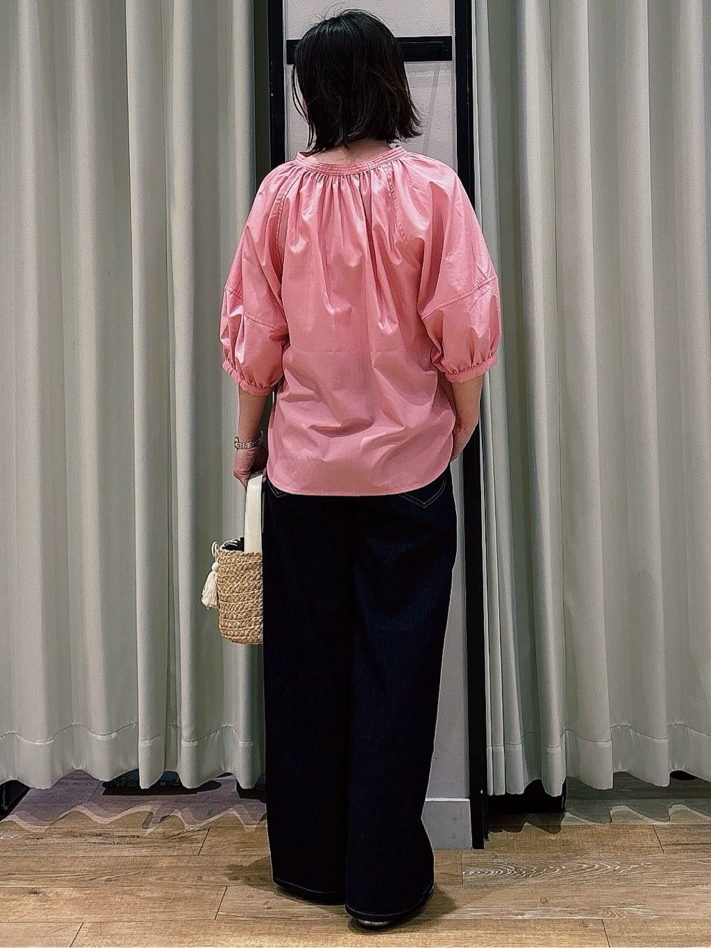 amamaさんの「grove｜【Lee&times;grove別注】WIDE DENIM PANTS」を使ったコーディネート