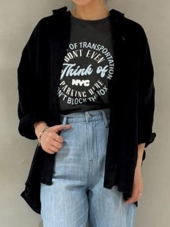 tomoさんの「UNTITLED｜◆【NYC&times;GOOD ROCK SPEED】ロゴTシャツ」を使ったコーディネート