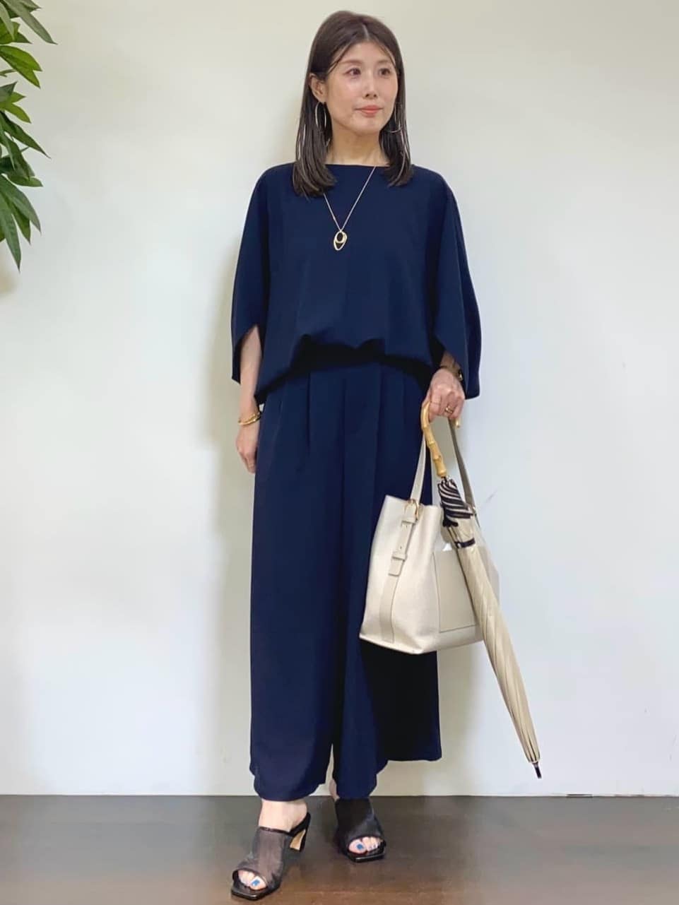 tomoさんの「UNTITLED｜コットンキャミソール」を使ったコーディネート