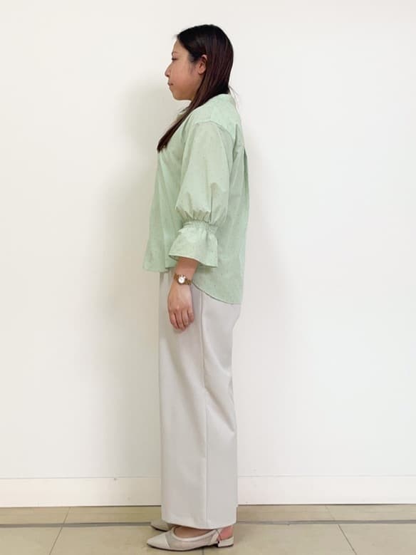 chisaさんの「Reflect｜◆【マシンウォッシュ可／すっきりシルエット】ワイドシルエットパンツ」を使ったコーディネート