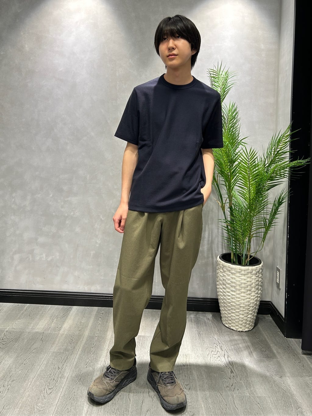 ruiさんの「TAKEO KIKUCHI｜ハットモチーフ ジャカード ストライプ シャツ」を使ったコーディネート