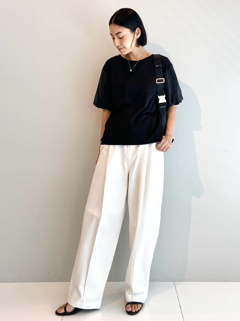 AYAさんの「UNTITLED｜【ステンレス】レイヤードチェーンネックレス」を使ったコーディネート