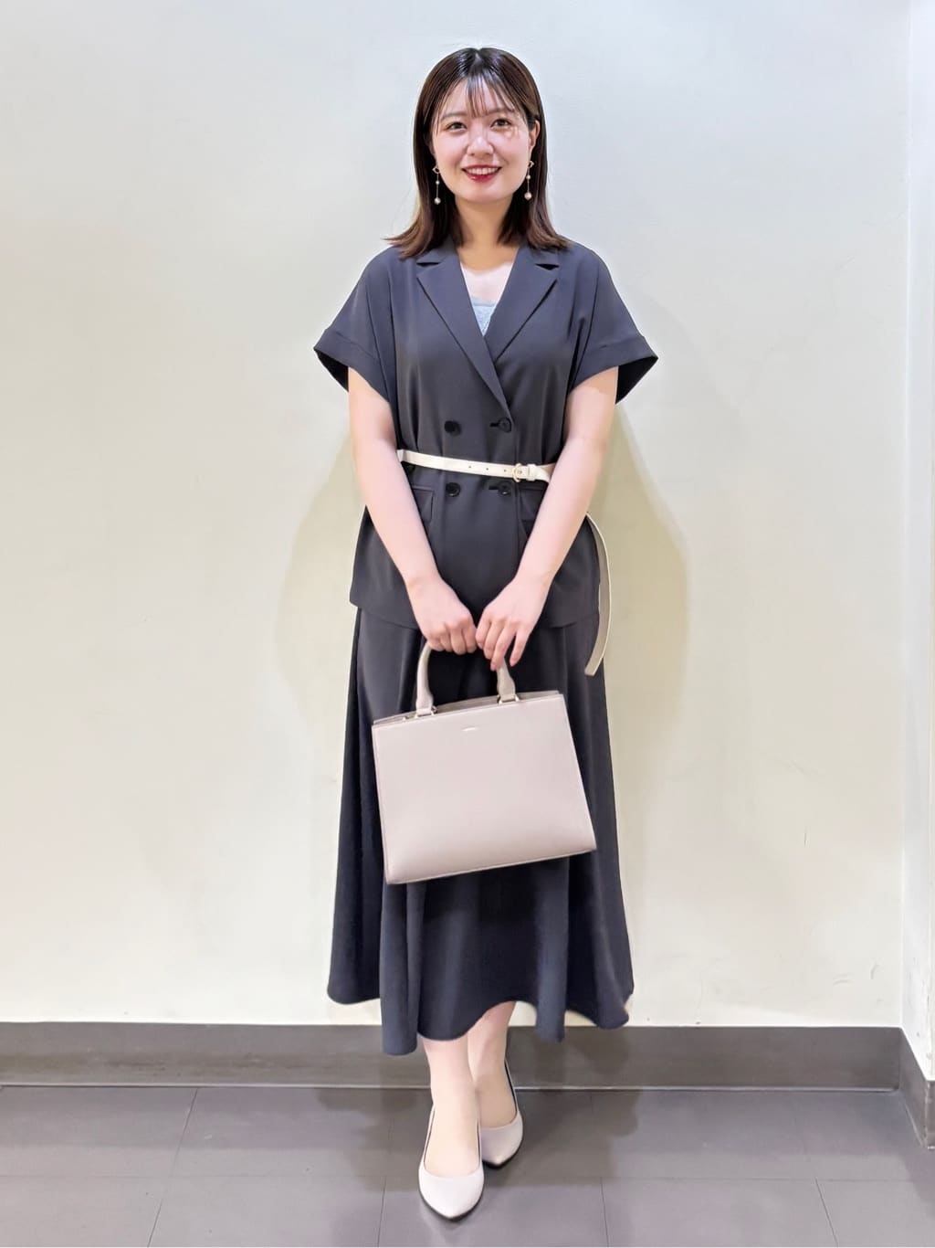 いくみさんの「UNTITLED｜【本革 旬トレンド】ナローベルト」を使ったコーディネート