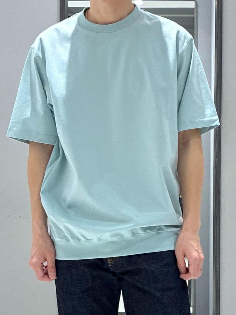 わいずみさんの「TAKEO KIKUCHI｜【抗菌防臭／5サイズ展開】ハイゲージポンチ Tシャツ」を使ったコーディネート