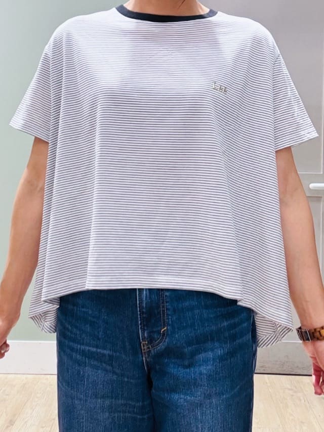 Komi☆さんの「grove｜【Lee&times;grove別注】HALF SLEEVE FLARE T-SHIRTS」を使ったコーディネート