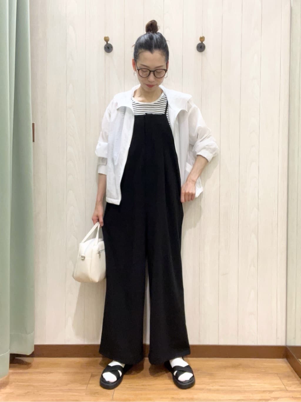 カンチャンさんの「SHOO･LA･RUE｜◆【洗える/S-LL】色違いで揃えたい テレコリブタンクトップ」を使ったコーディネート
