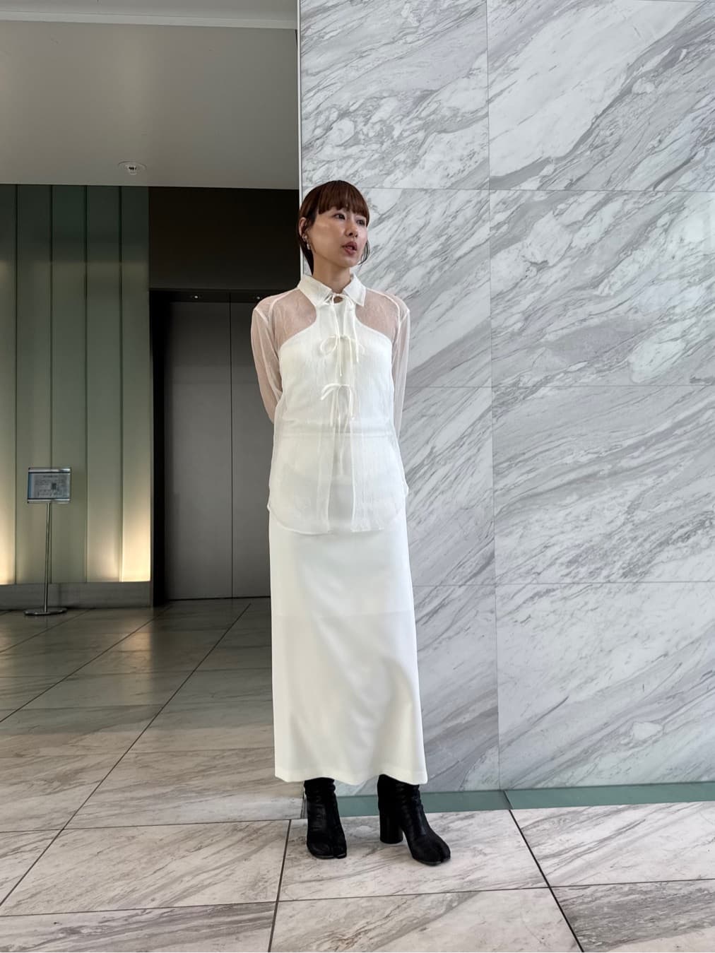 designer yukaさんの「CODE A｜【Cup-in】design cut tank」を使ったコーディネート