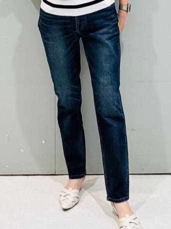 makiさんの「UNTITLED｜【Healthy DENIM&times;UNTITLED】別注 R Mrytle（リマートル）テーパードデニム」を使ったコーディネート