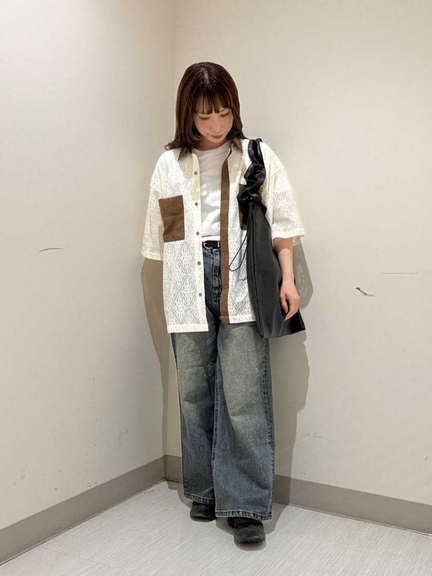 S.A.Oさんの「tk.TAKEO KIKUCHI｜◆サマースエードコンビレースシャツ」を使ったコーディネート