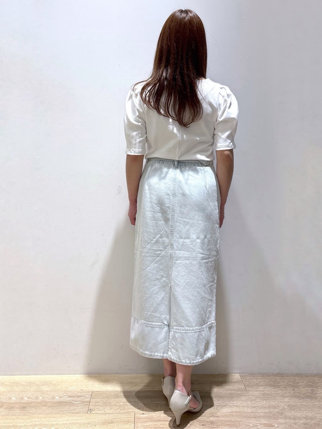 さやかさんの「index｜◆《10色展開／XS-LLサイズ》コットンスムースタックスリーブトップス【UV／接触冷感／洗濯機洗い」を使ったコーディネート