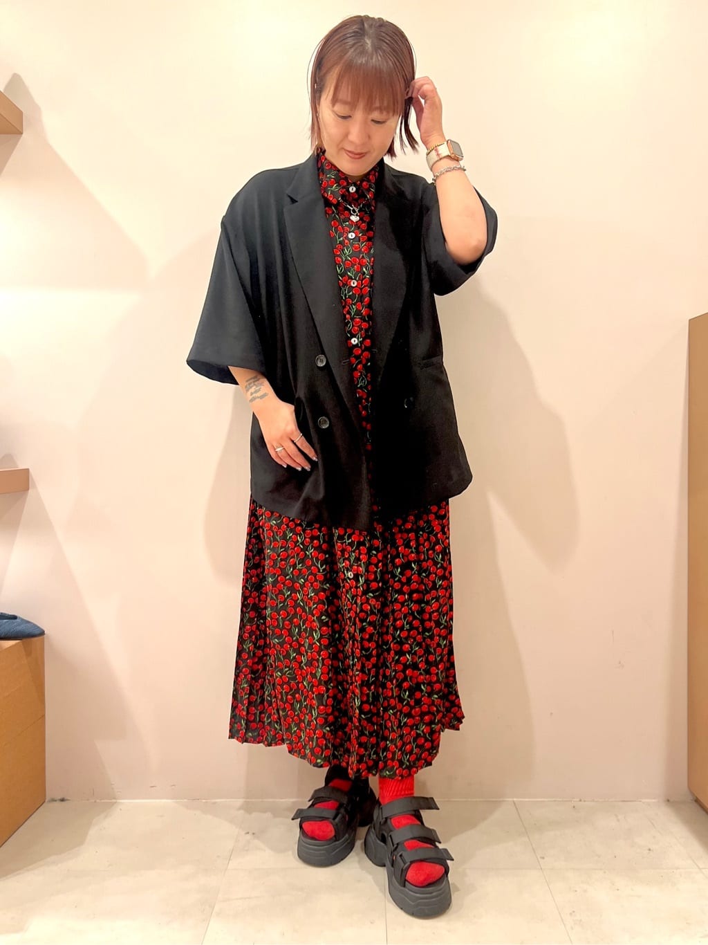 TAKAさんの「ESPERANZA｜3本ベルトスポサン」を使ったコーディネート
