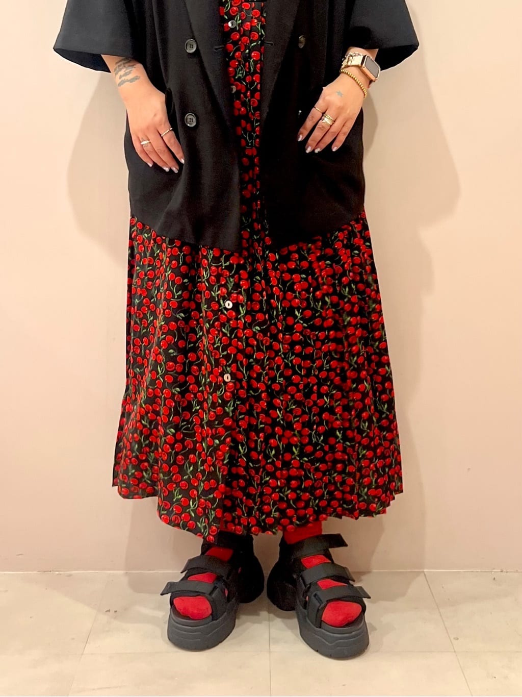 TAKAさんの「ESPERANZA｜3本ベルトスポサン」を使ったコーディネート