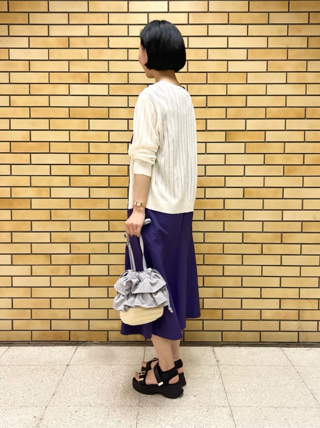 やまださんの「◆【撥水／洗濯機OK】ペプラムワンピース＜旅服シリーズ＞」を使ったコーディネート