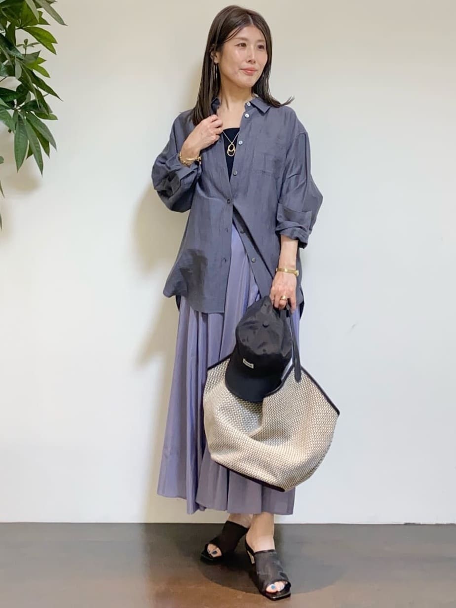 tomoさんの「UNTITLED｜コットンキャミソール」を使ったコーディネート