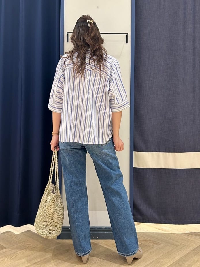 Orikaさんの「grove｜【Lee&times;grove別注】STRAIGHT DENIM PANTS」を使ったコーディネート