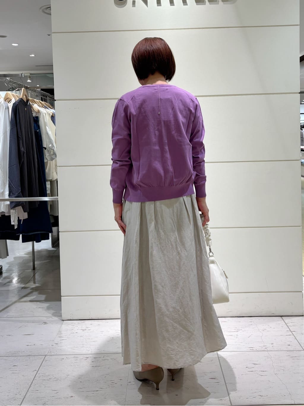 Satoさんの「UNTITLED｜◆【11色展開/コットン100/アンサンブル可能】 プルオーバーニット」を使ったコーディネート