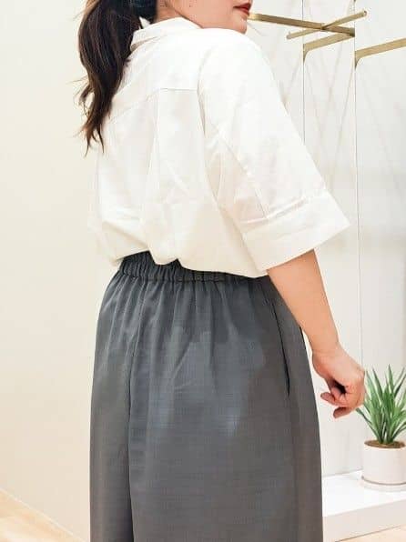 ふるさんの「grove｜メタルパーツローファーパンプス【晴雨兼用】」を使ったコーディネート