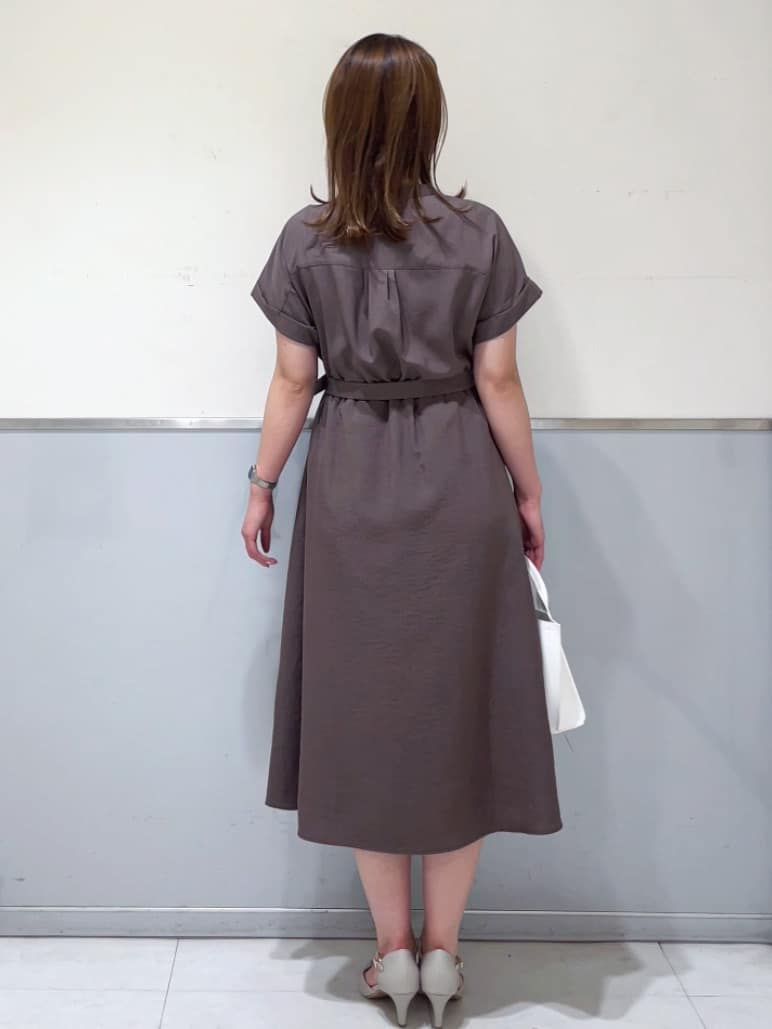 ミーさんの「index｜《7色展開／XS-LLサイズ》ダブルポケットスキッパーシャツワンピース【吸水速乾／防シワ／イージーア」を使ったコーディネート