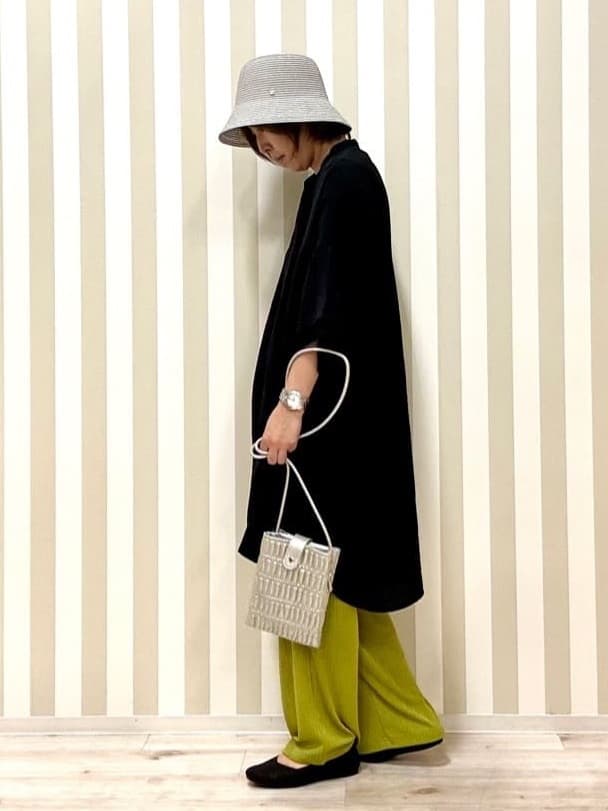 pieceさんの「SHOO･LA･RUE｜◆つば先透かしハット」を使ったコーディネート