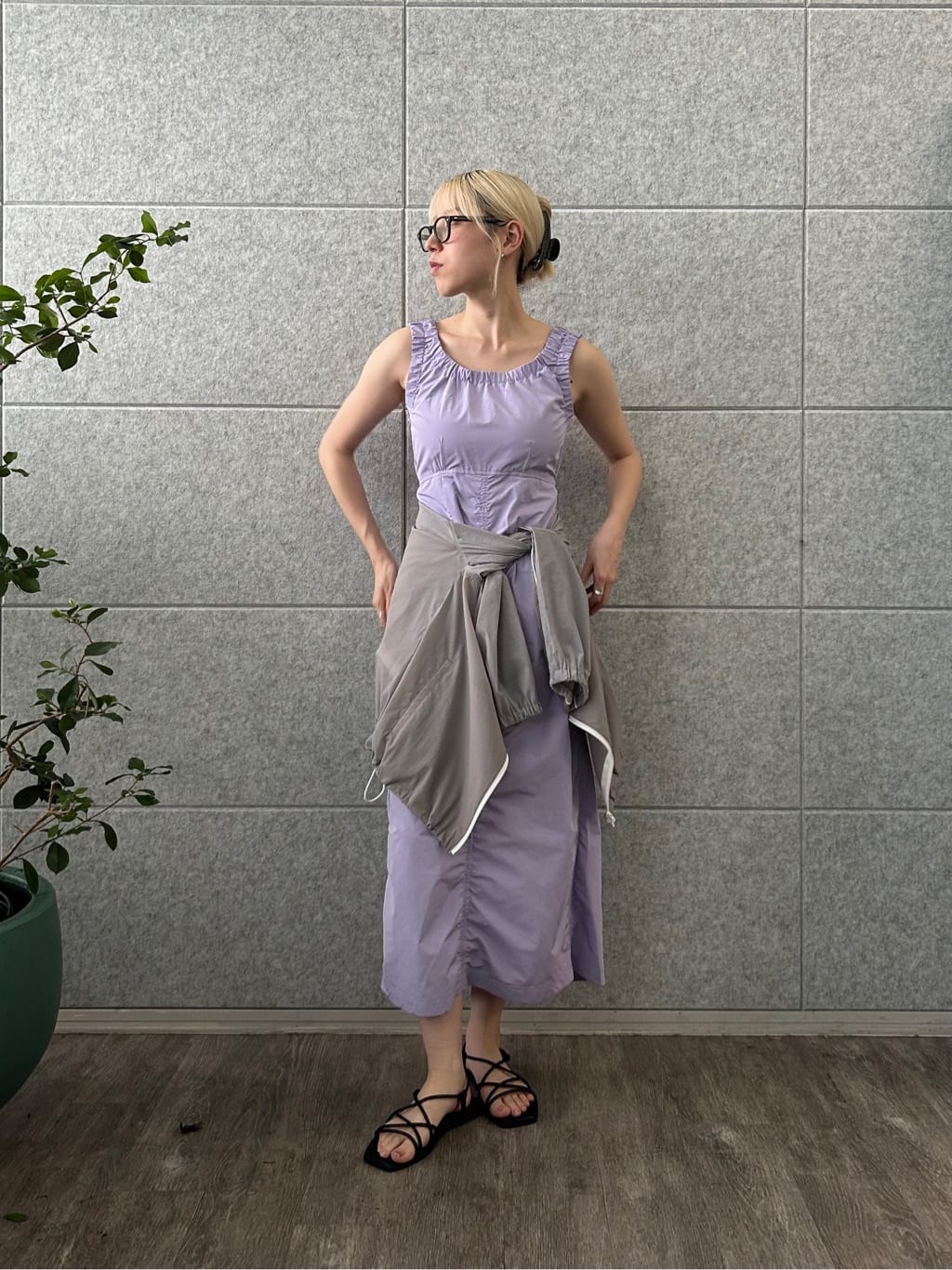 honoka Aさんの「CODE A｜sporty gathered dress」を使ったコーディネート