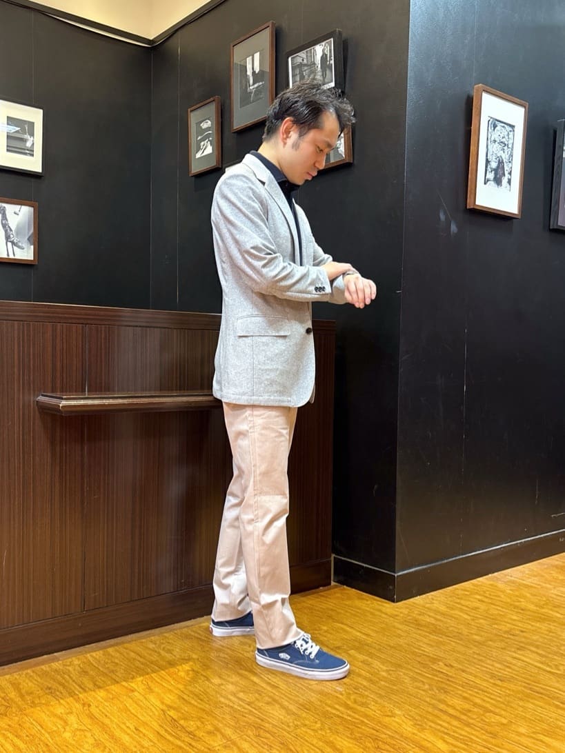KEIさんの「TAKEO KIKUCHI｜【全7サイズ&times;8色展開！】トップマルチヘリンボン パンツ」を使ったコーディネート