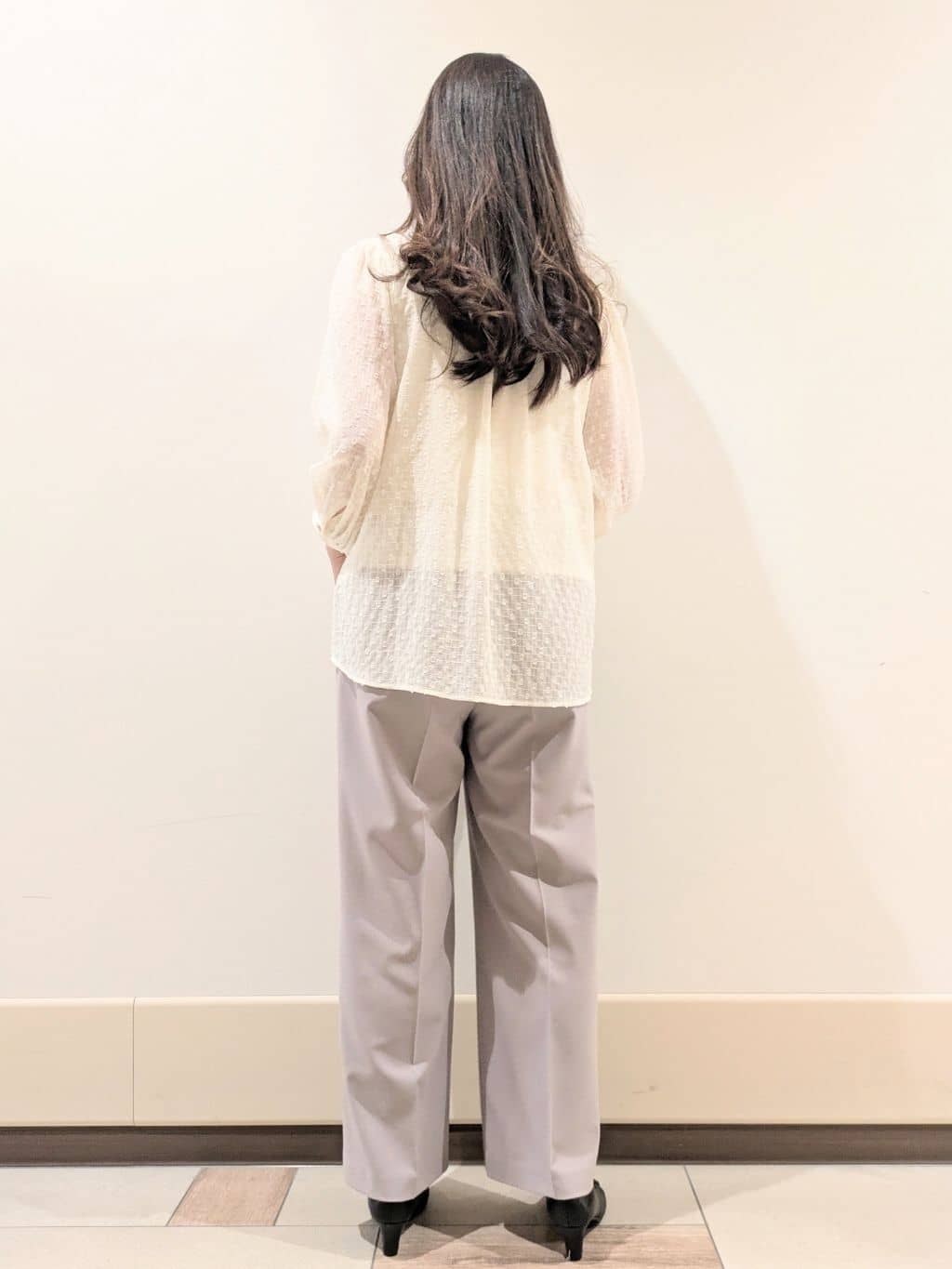 imamiさんの「Reflect｜◆【手洗い可】ロングシルエットブラウス」を使ったコーディネート